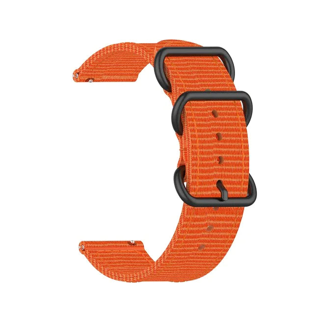 18mm 20mm 22mm Durable Military Woven Nylon Wrist Watch Band Quick Release Strap - Anti Spier 