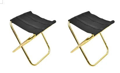 Outdoor Folding Chair - 7075 Aluminum Fishing Stool Anti Spier
