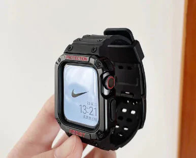 Watch Band & Case For iWatch Series 7 6 SE 5 Anti Spier