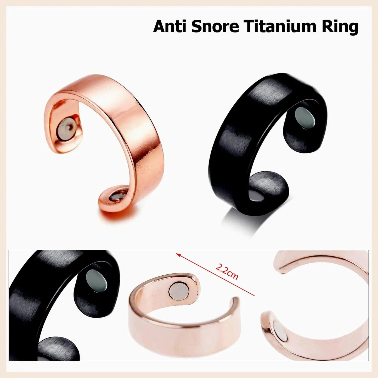 Anti Snore Titanium Ring Anti Spier