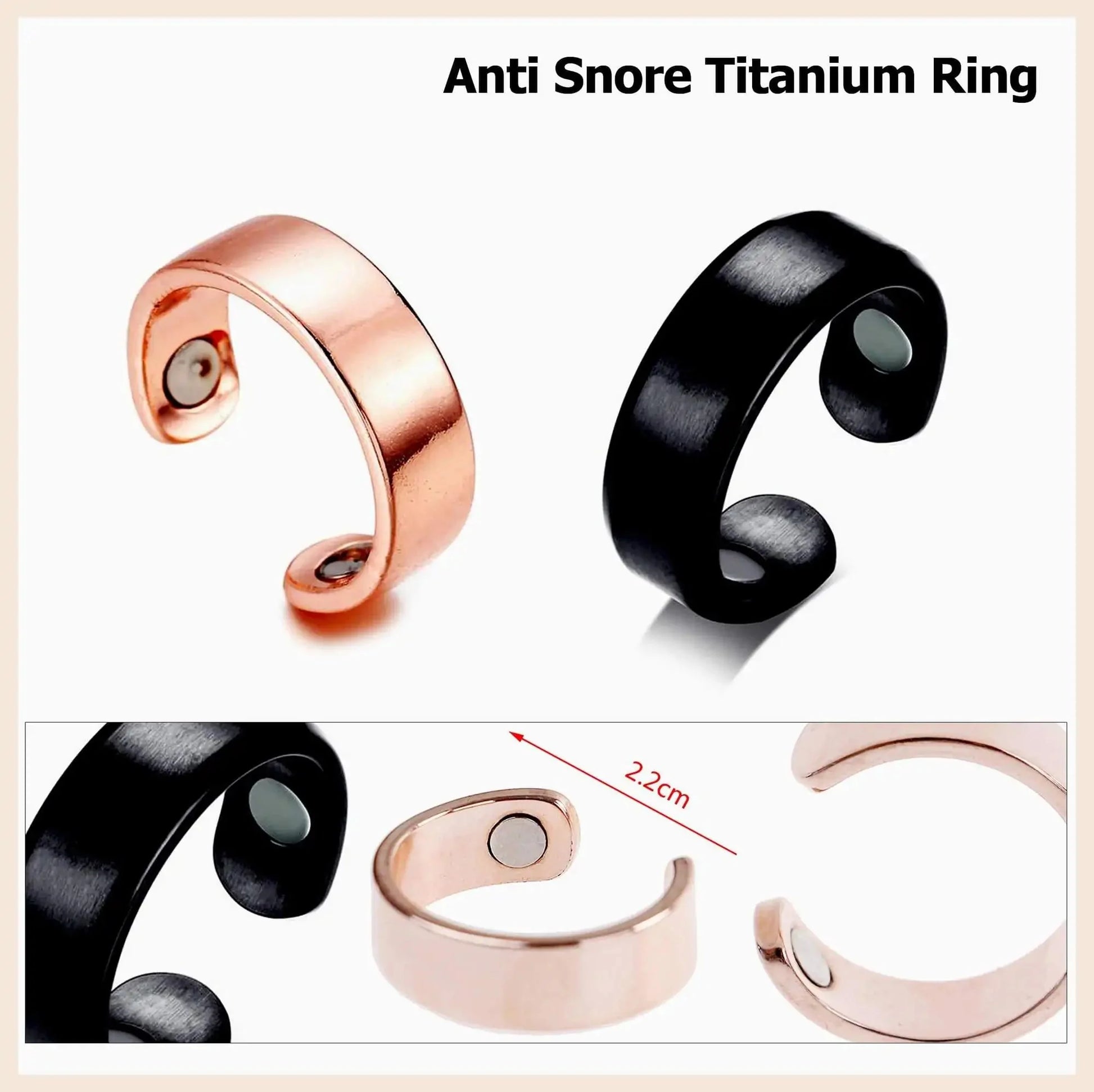 Anti Snore Titanium Ring Anti Spier