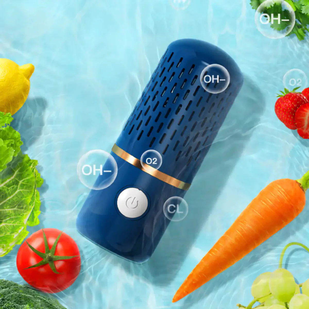 PureTech Ultrasonic Fruits And Veggie Cleaner Anti Spier