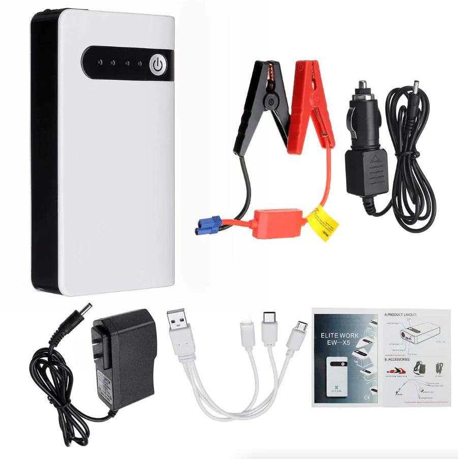 20000mAh Car Jump Starter Booster Jumper Box Power Bank Battery Charger Portable Anti Spier