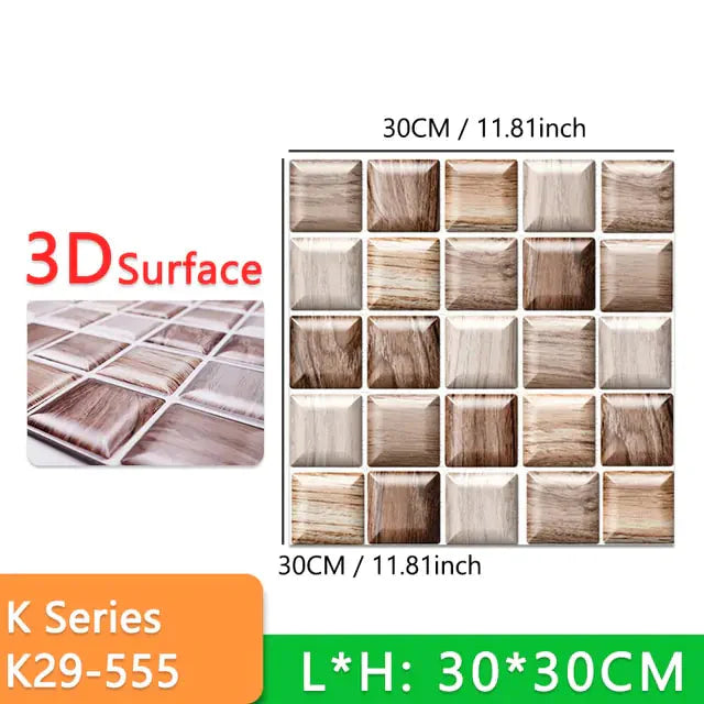 Thick Self-Adhesive Marble Floor Stickers Anti Spier