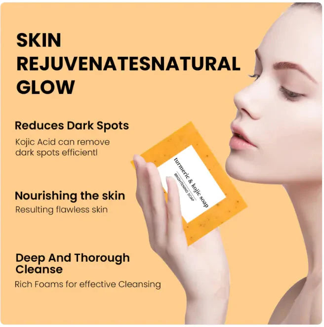 Turmeric & Lemon Kojic Acid Handmade Soap Anti Spier