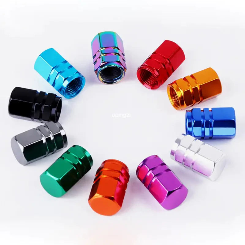 Aluminum Alloy Car Wheel Tire Valve Caps Anti Spier