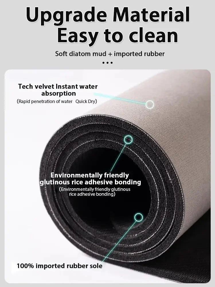 Luxury Coordinating Shower Mats-Polymers Anti Spier