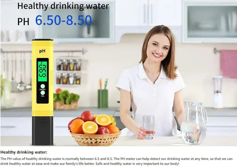 GOXAWEE PH Tester Pen for Precise Water Measurement Anti Spier