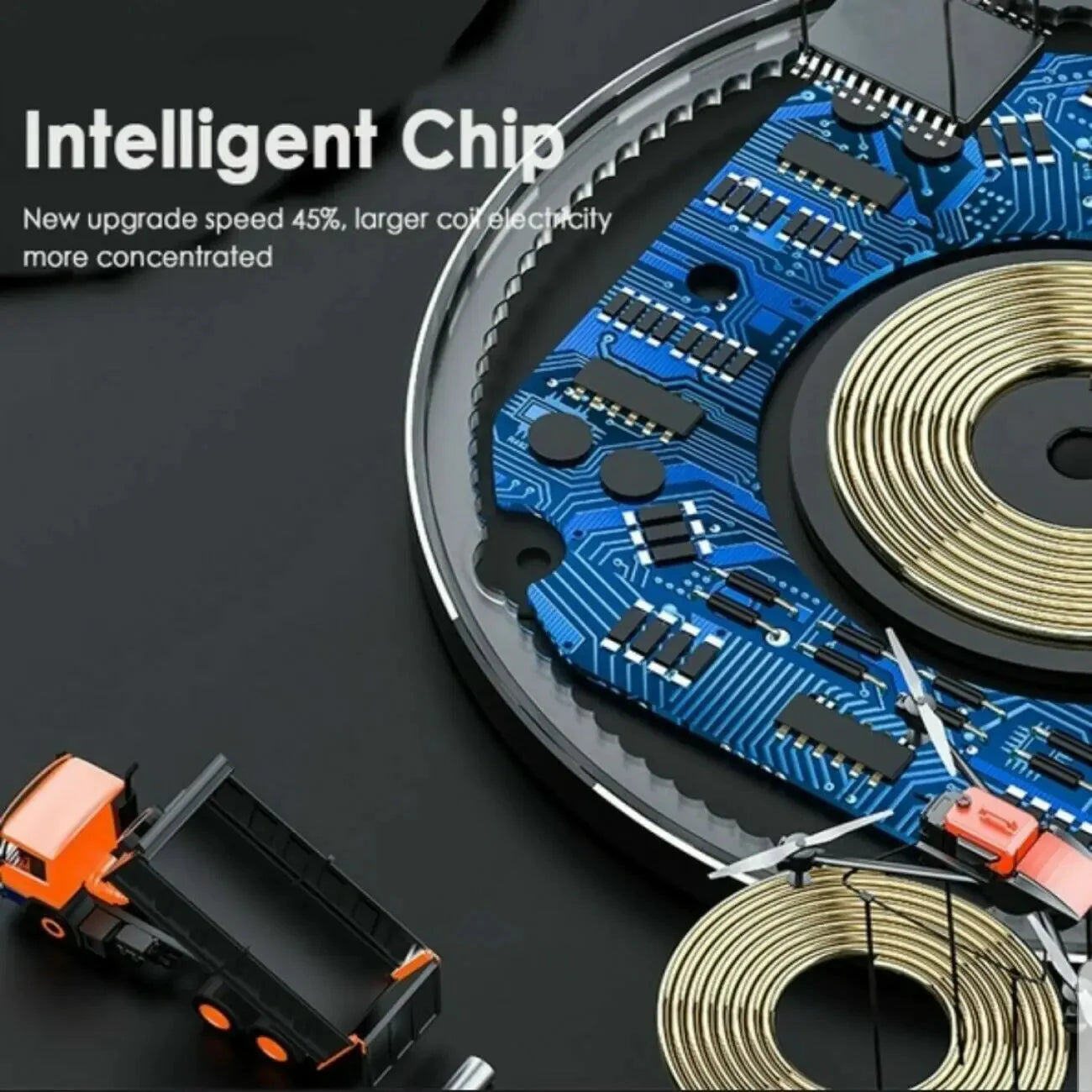 20W Wireless Charger Fast Charge Pad For Samsung iPhone XS Max X XR 12 13 Pro Anti Spier