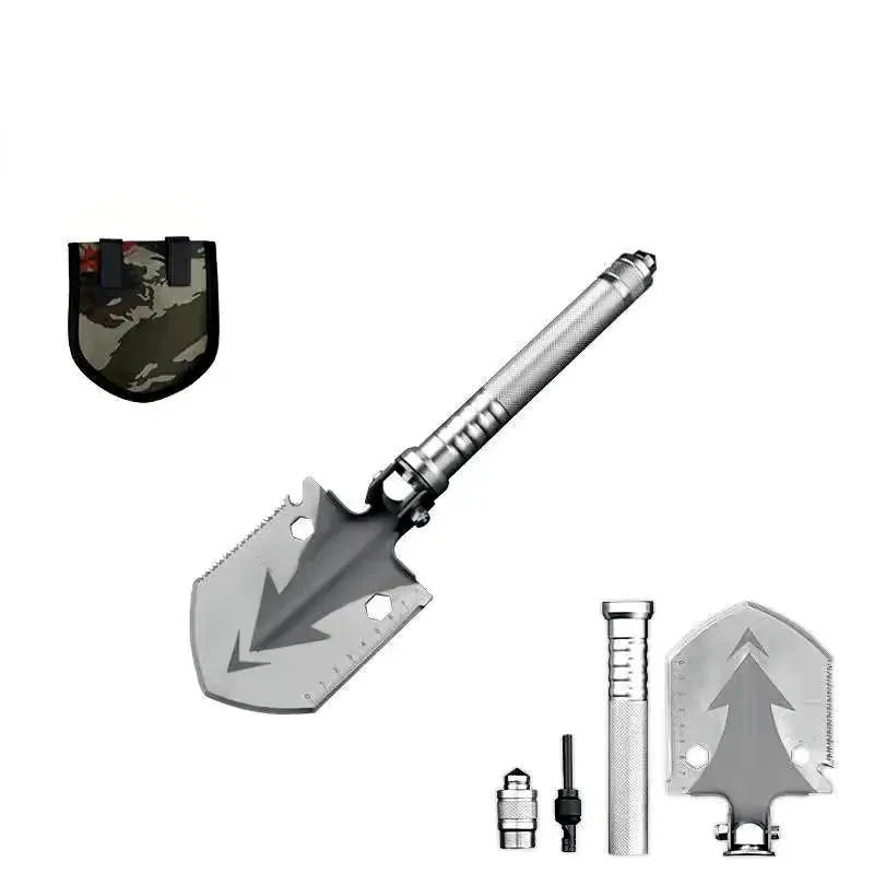 Multifunctional Folding Outdoor Military Shovel Tool Anti Spier
