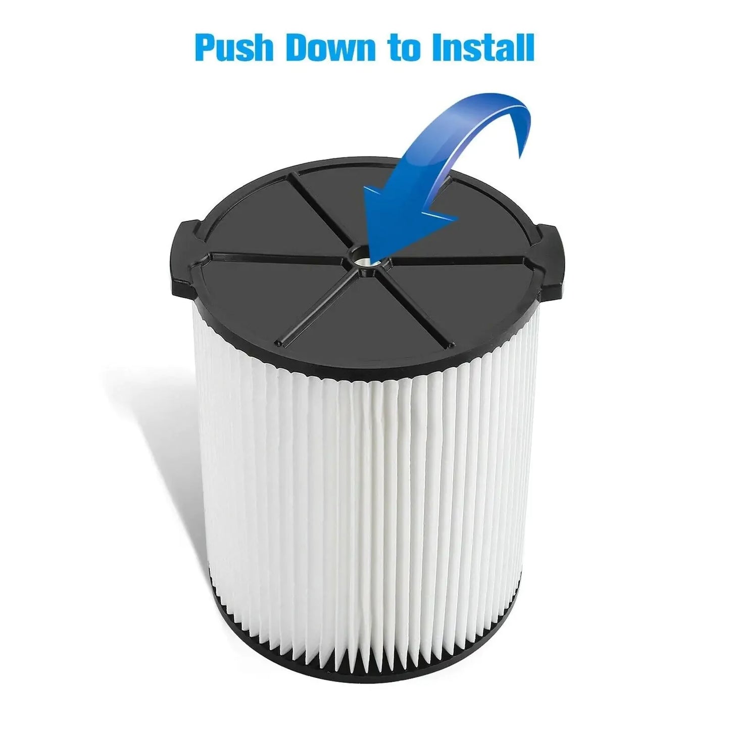 VF4000 Replacement RIDGID Wet/Dry Washable Vacuum Garage Shop Vac Pleated Filter Anti Spier