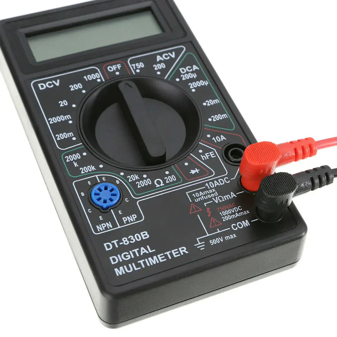 7 Fn Digital Multimeter AC DC Voltage Volt 10 Amp Current Resistance Ohm Meter Anti Spier