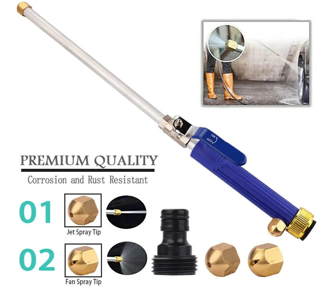 High Pressure Power Washer Water Spray Gun Nozzle Wand Attachment Garden Hose Anti Spier