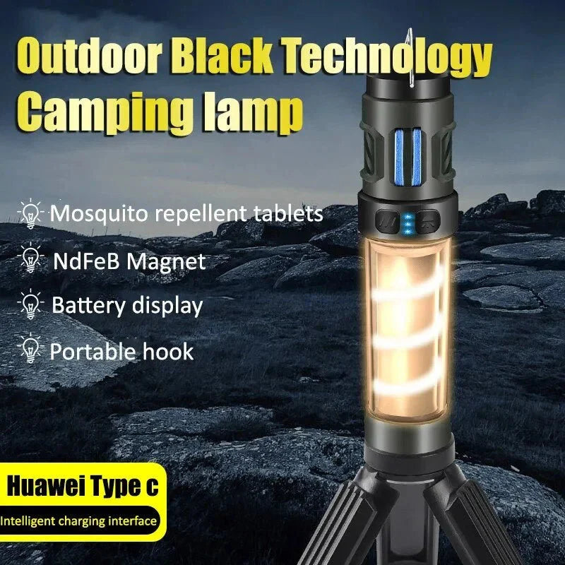 Outdoor Mosquito Repellent With Camping Light Anti Spier