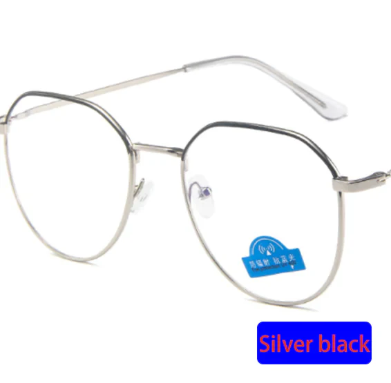Blue Light Blocking Glasses with Metal Frame Anti Spier