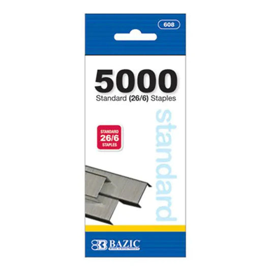 5000 Ct. Standard (26/6) Staples Anti Spier