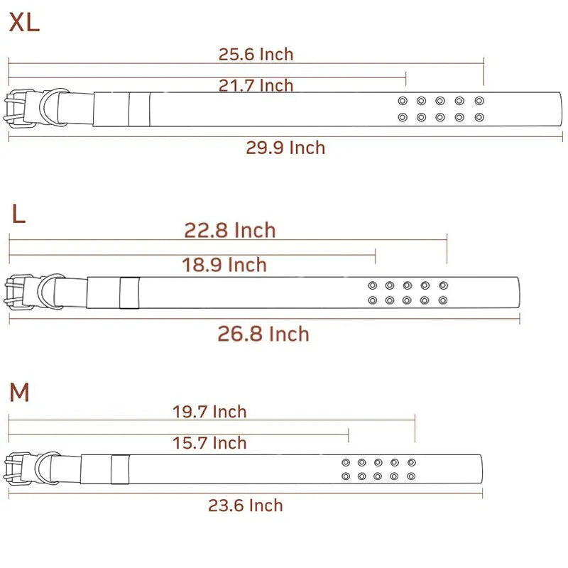 2" Wide Tactical Heavy Duty Nylon Large Dog Collar K9 Military With Metal Buckle Anti Spier