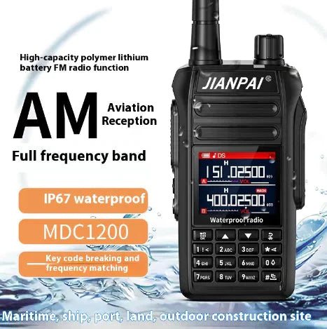 Interphone Waterproof Aviation Full Band Anti Spier