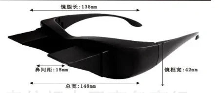 Lazy Periscope Horizontal Reading TV Sit View Glasses Anti Spier