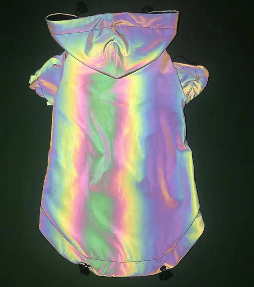 Reflective Windbreaker Hoodie for Dogs – Stylish Pet Coat Anti Spier