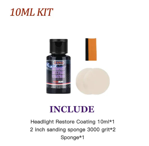 Headlight Restore Coating Anti Spier