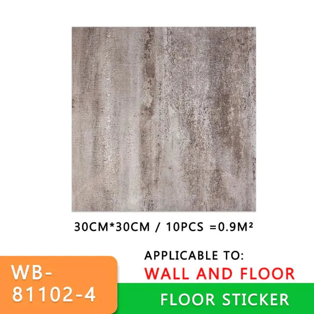 Thick Self-Adhesive Marble Floor Stickers Anti Spier