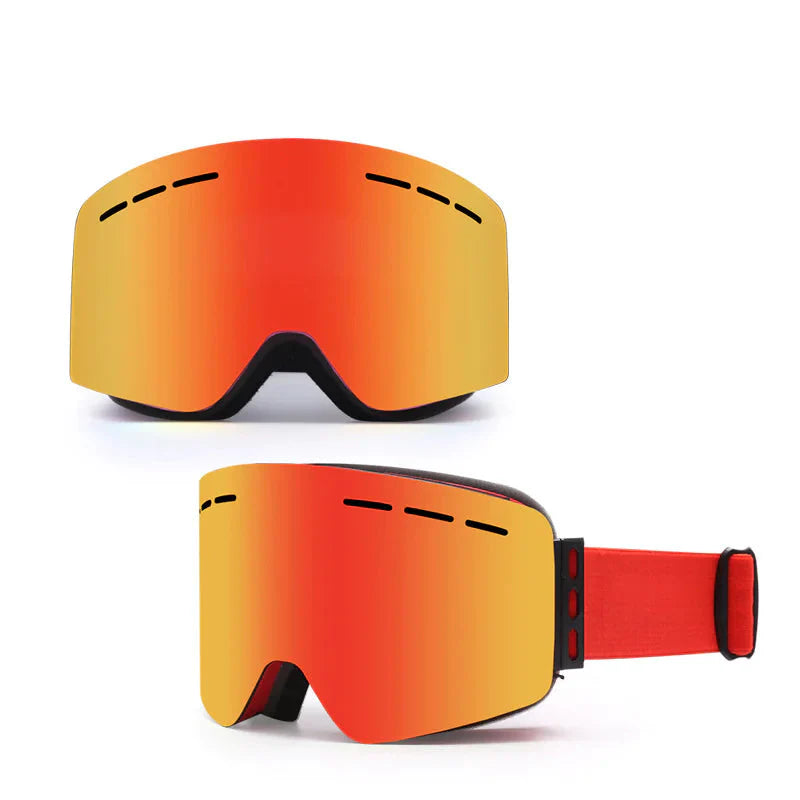 Anti-Fog Ski Goggles with Magnetic Lens Anti Spier