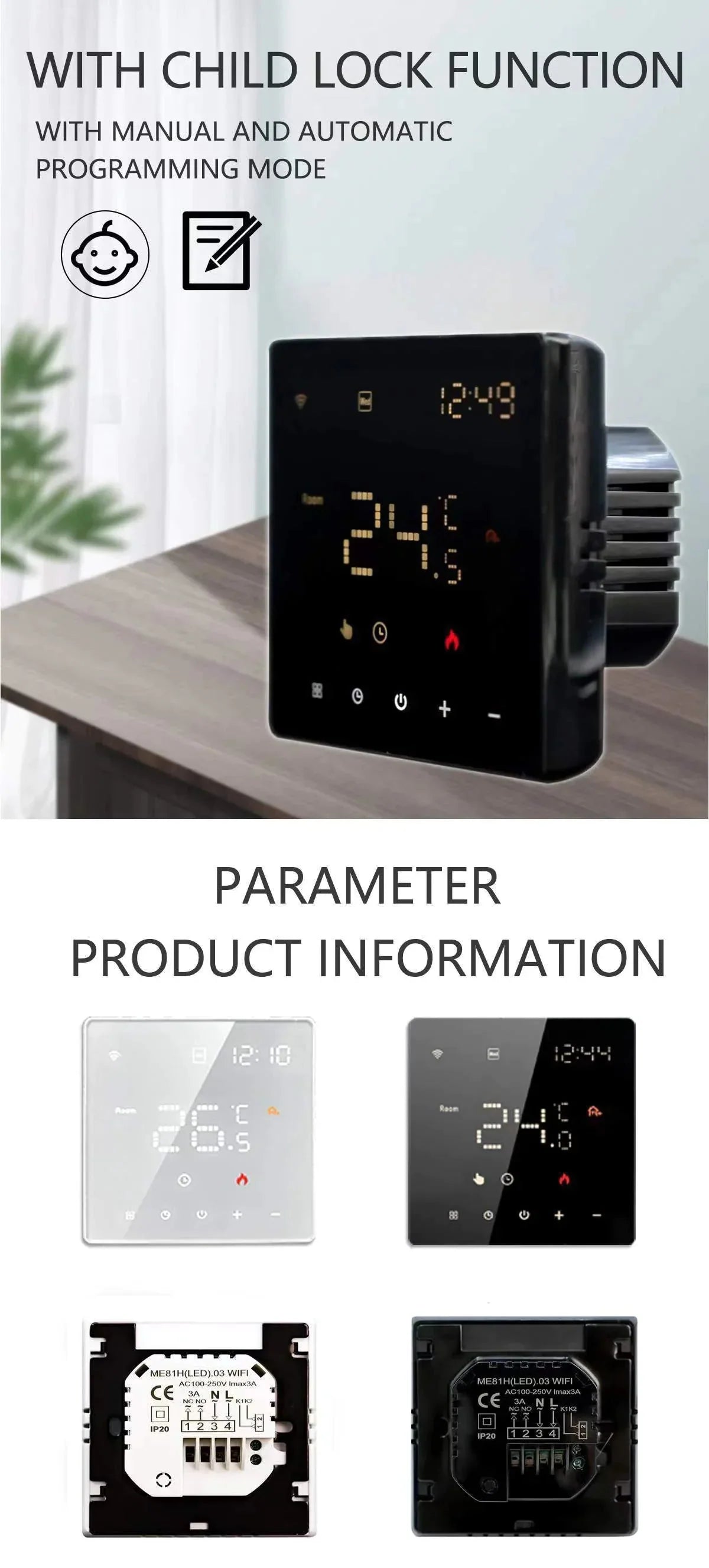 Wi-Fi Thermostat Anti Spier