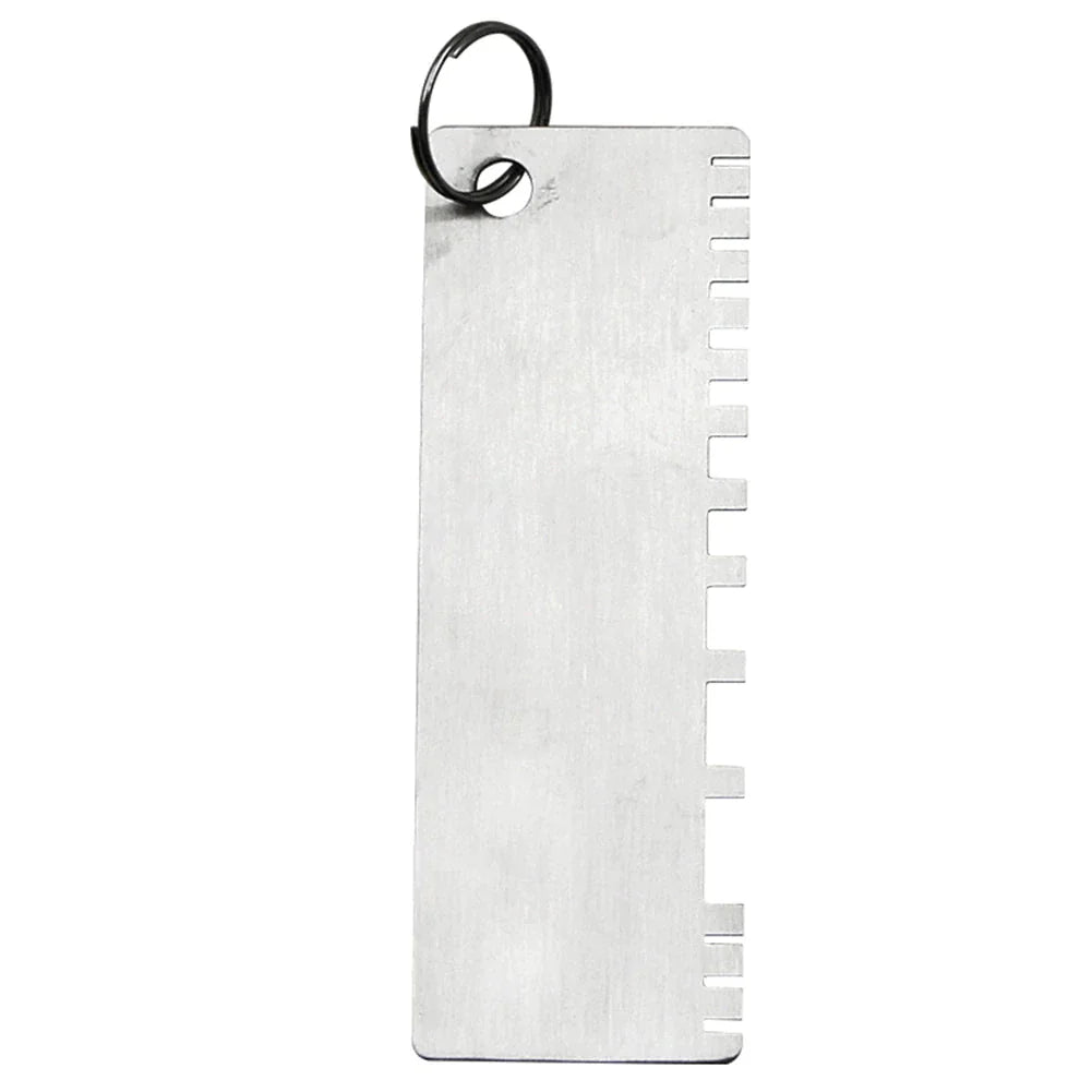 2PCS Thickness Gage Sheet Metal Gauge Measuring Tool Wire Gauge Stainless Steel Anti Spier