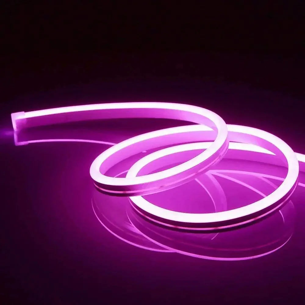 1M 2M 3M 5M 12V Flexible Sign Neon Lights Silicone Tube LED Strip Waterproof USA Anti Spier