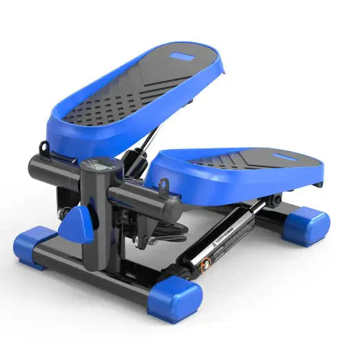 Home Office Exercise 330LBS Capacity Mini Stepper With Resistance Bands And LCD Monitor Anti Spier
