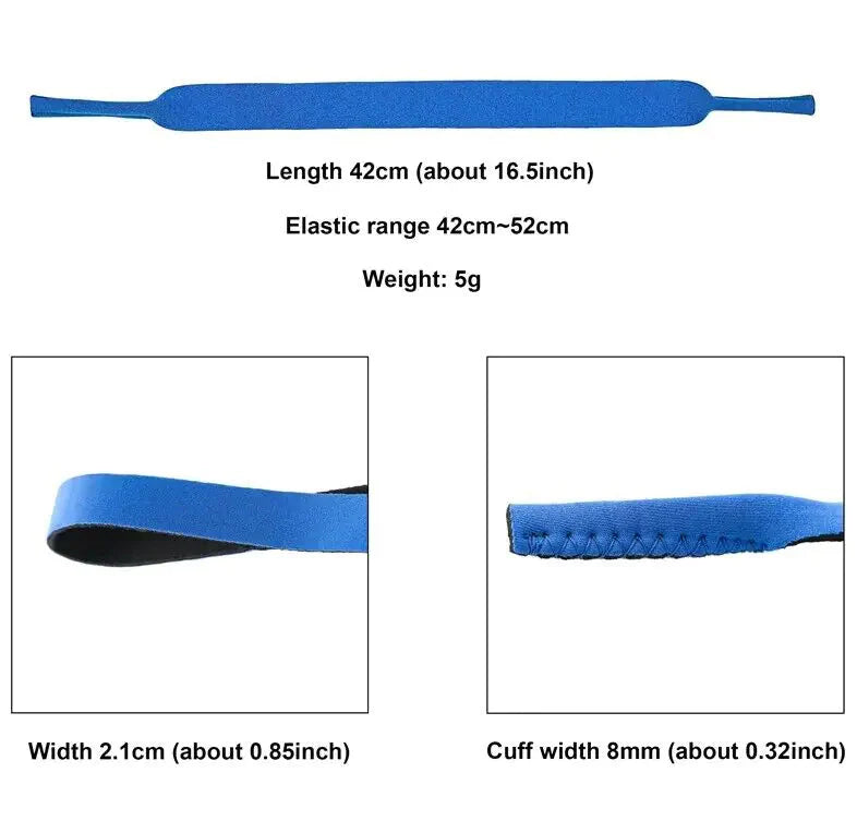 4-Pack Sports Sunglasses Neck Cord Strap Eyeglass Glasses String Lanyard Holder Anti Spier