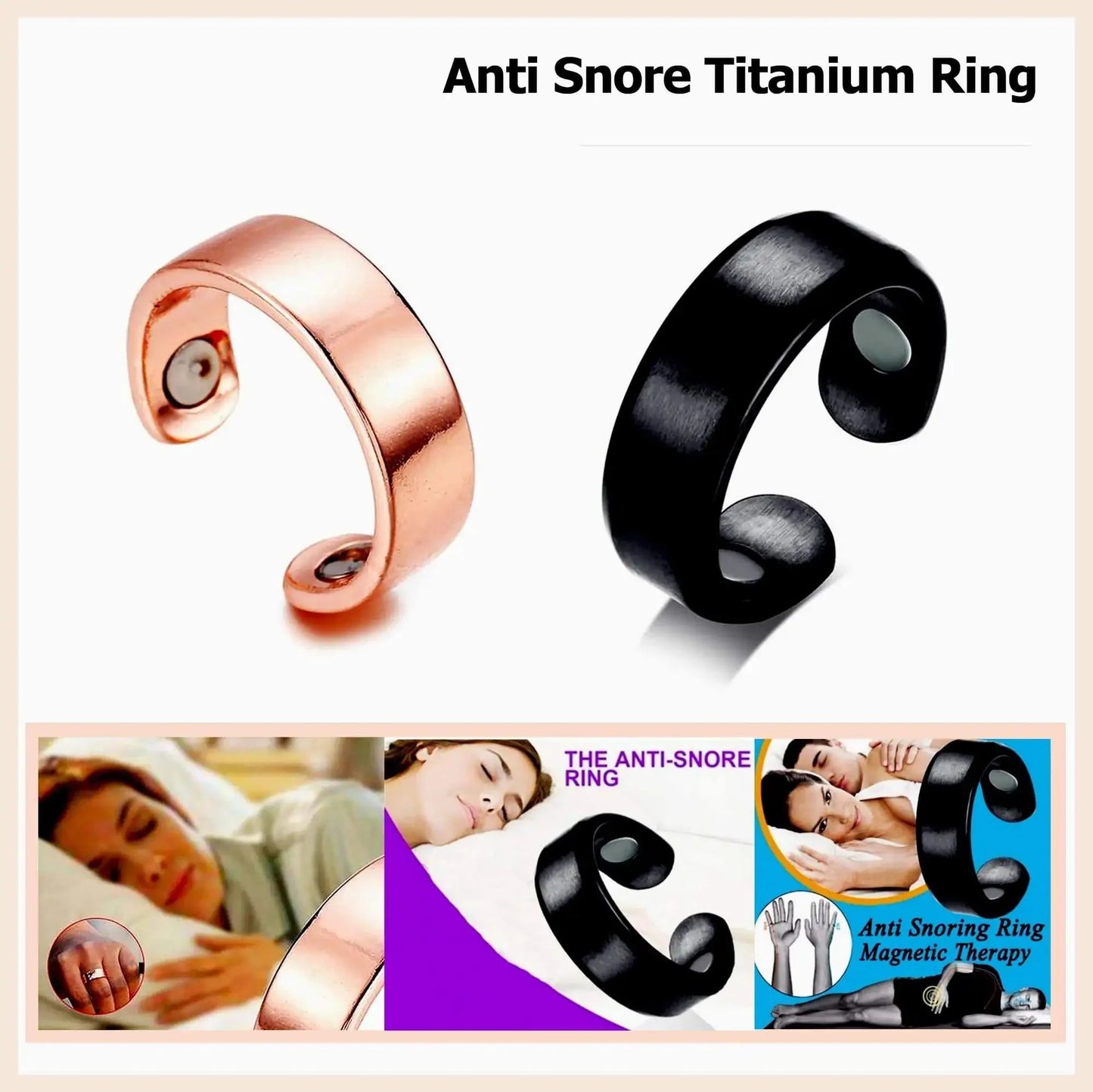 Anti Snore Titanium Ring Anti Spier