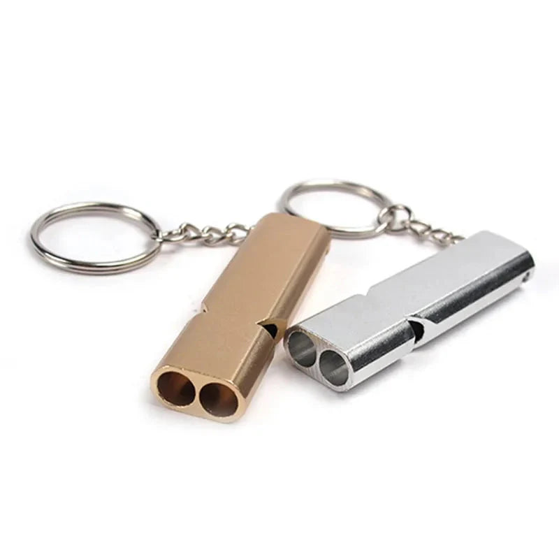 Dual-tube Survival Whistle Anti Spier