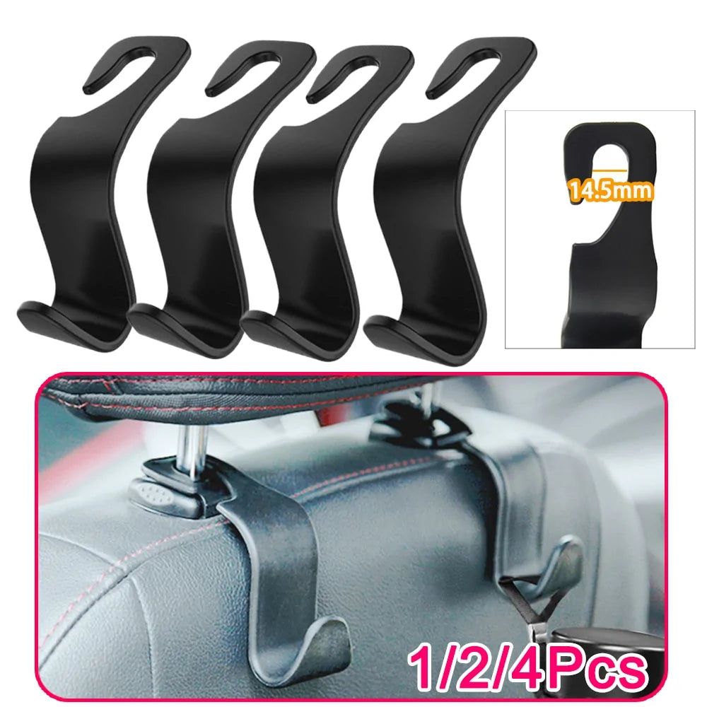 4/2/1 PCS Car Seat Headrest Hook