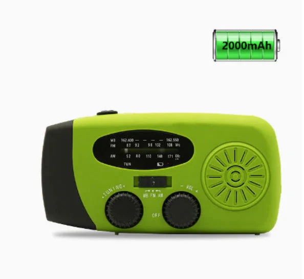 Versatile Emergency Radio with Powerful Flashlight Anti Spier