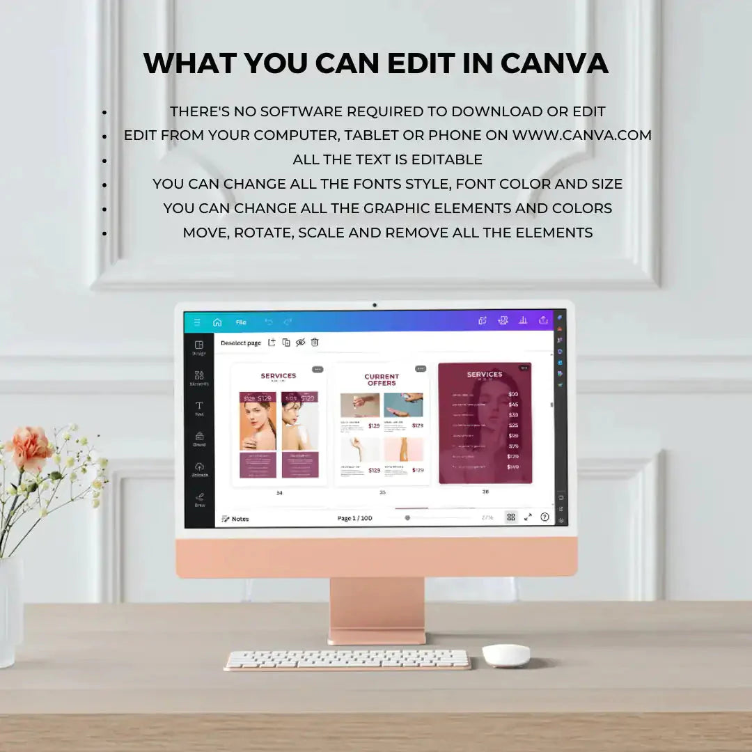 Downloadable Beauty Business Plan 100 Template Anti Spier
