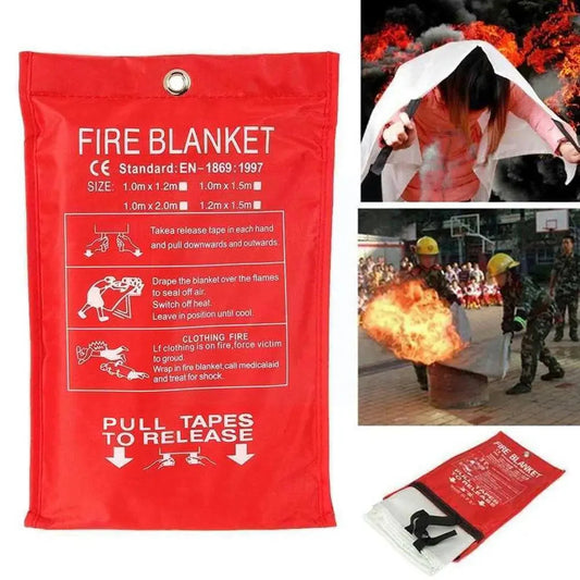Fire Blanket Emergency Fiberglass Cloth Anti Spier
