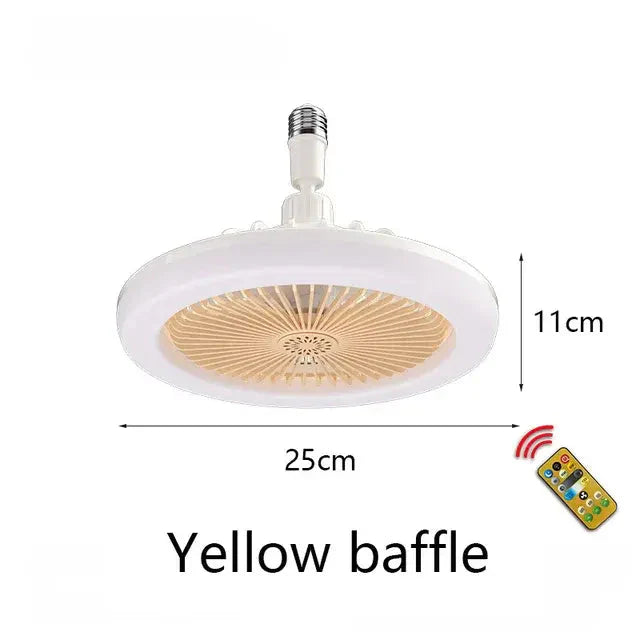 Remote-Controlled Ceiling Lamp Fan Anti Spier