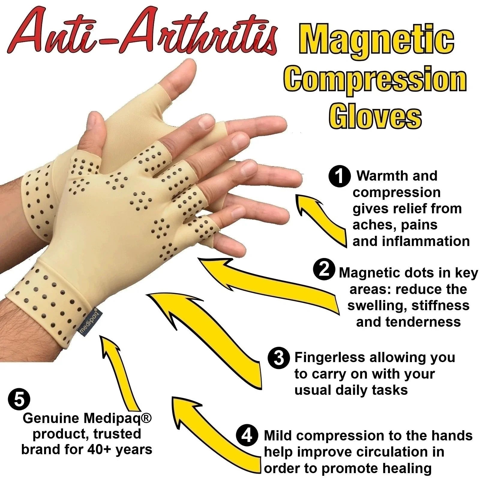 Anti-Arthritis Gloves Anti Spier