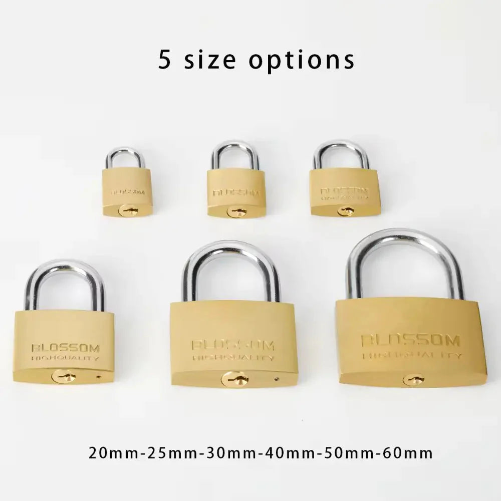 Brass Keyed Safety Padlock Anti Spier
