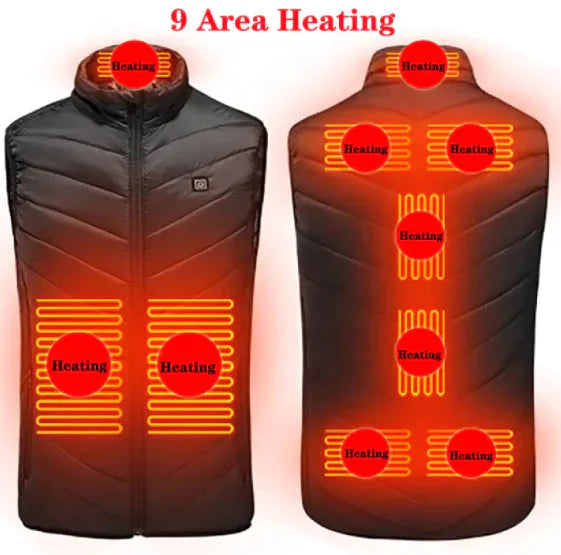 USB Heated Vest Anti Spier