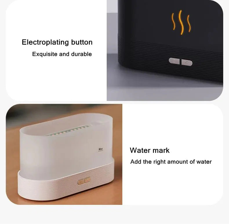 Ultrasonic Usb Fire Essential Oil Aroma Diffuser Anti Spier