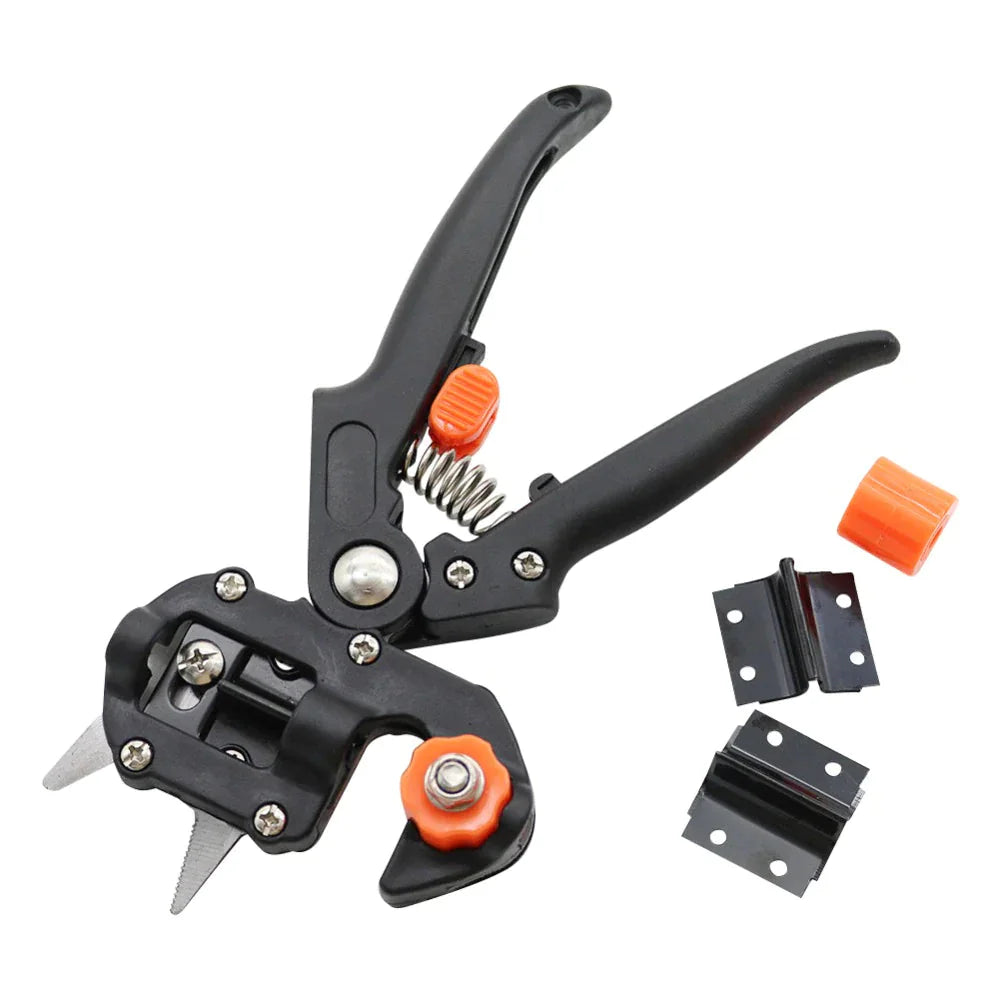 Garden Tree Grafting Knife Pruning Pruner Shears Snip Scissors Cutting Tool Kit Anti Spier