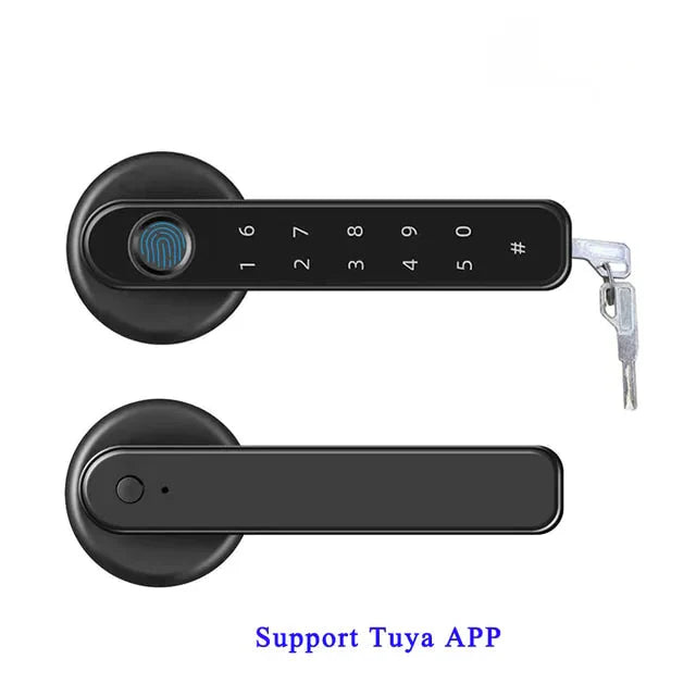 Smart Single Latch Door Lock Anti Spier
