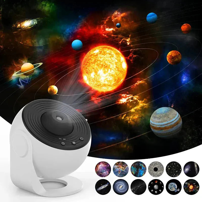 Night Light Galaxy Projector Starry Sky Projector 360 Rotate Planetarium Lamp For Kids Bedroom Valentines Day Gift Wedding Deco Anti Spier