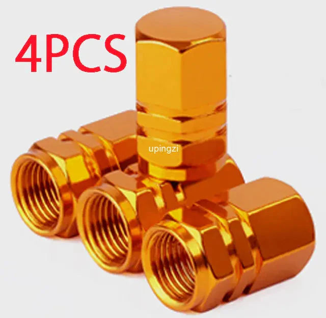 Aluminum Alloy Car Wheel Tire Valve Caps Anti Spier