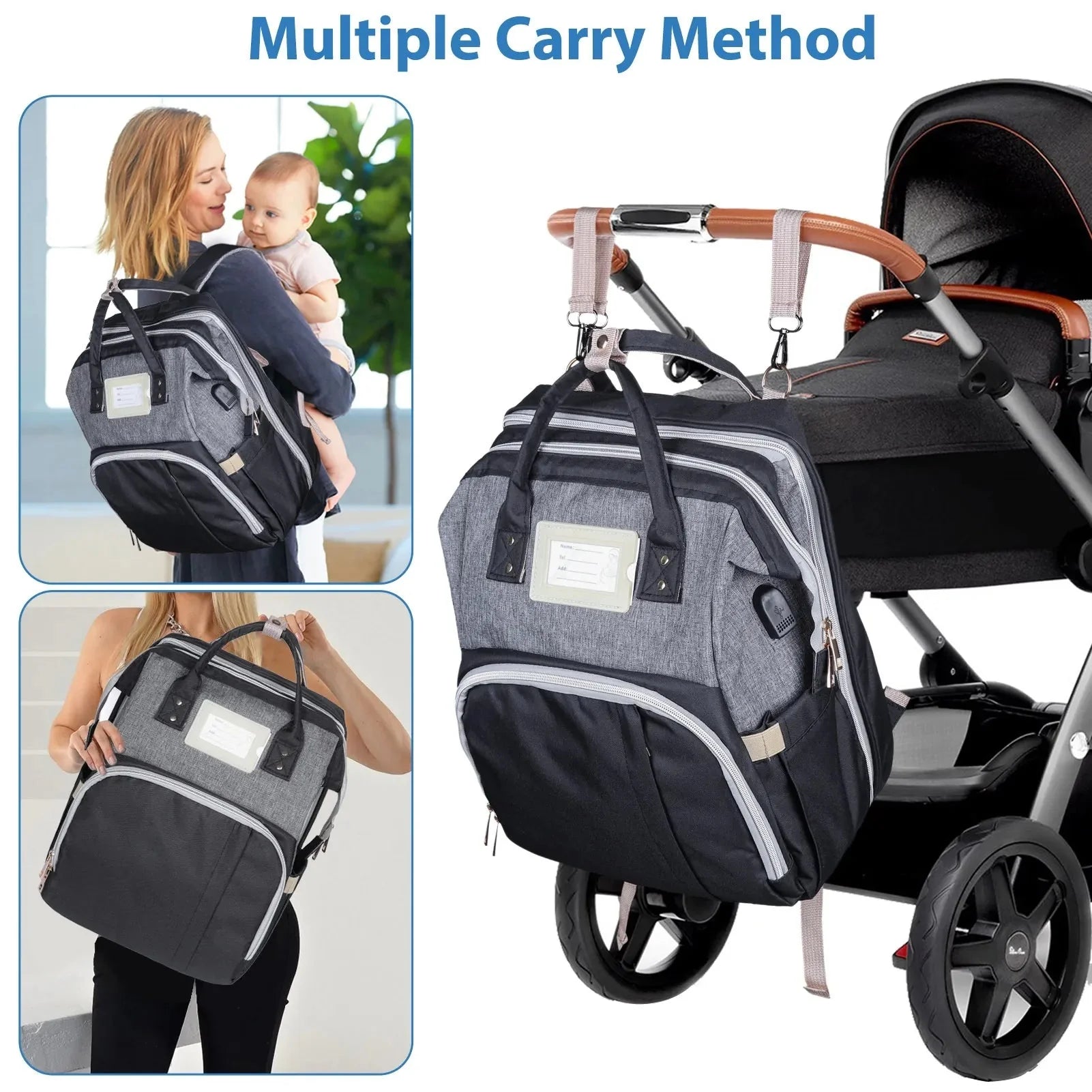 Large Multifunctional Mummy Backpack Anti Spier