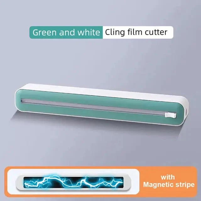 Food Film Dispenser with Magnetic Wrap Anti Spier