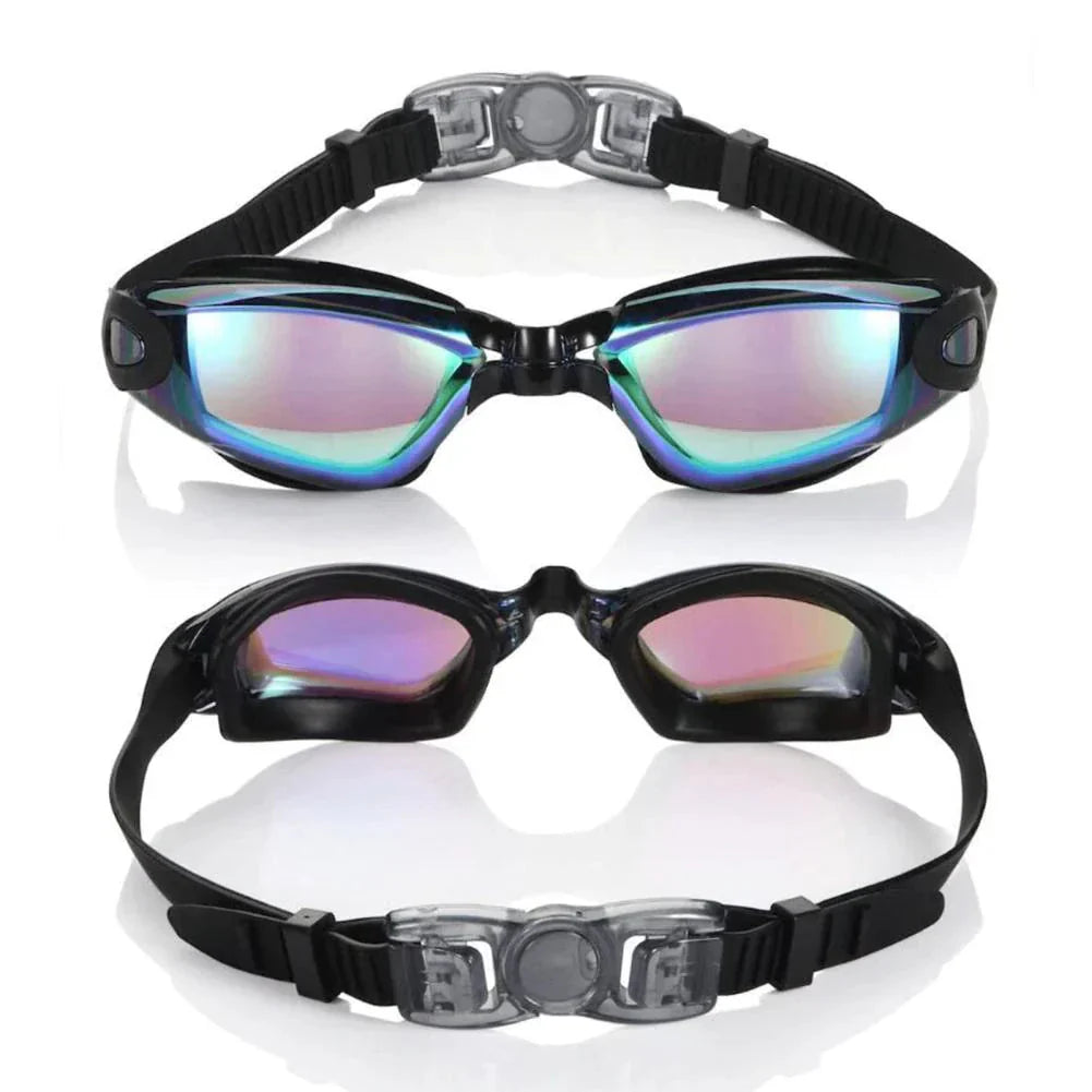 Clear Comfortable Swimming Goggles UV- Anti-Fog Swim Glasses Mirror Adult & Kids Anti Spier